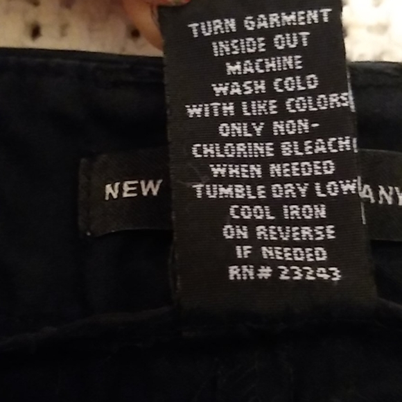 New York & Company black pants, size 2 average. - Picture 5 of 7